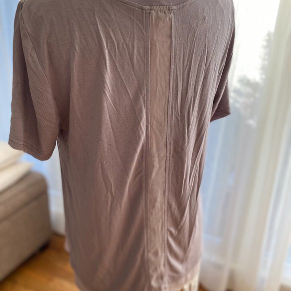 NWT Jodifl Tan Embroidered Tee - Picture 5 of 9